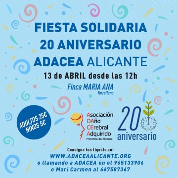 FIESTA SOLIDARIA DEL 20 ANIVERSARIO DE ADACEA.