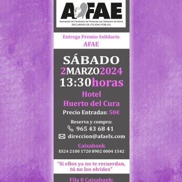 COMIDA SOLIDARIA DE AFAE