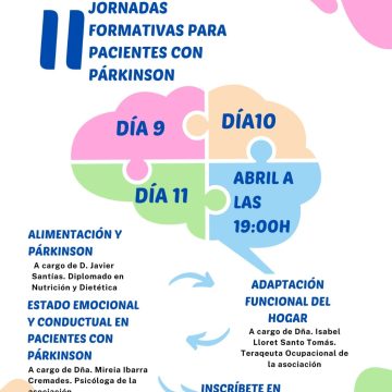 II JORNADAS FORMATIVAS PARA PACIENTES CON PARKINSON.