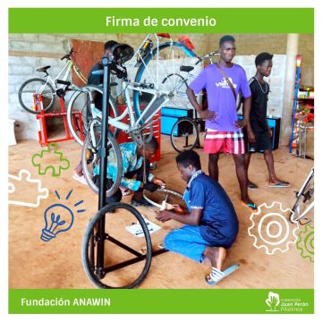 «Bicicletas para la educación» con la ONGD ANAWM