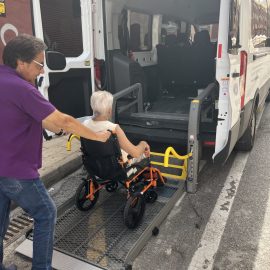 transporte rampa silla